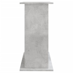 vidaXL Supporto Acquario 81x36x73 cm Legno ingegnerizzato Grigio Cemento