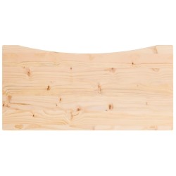 vidaXL Piano Scrivania 80x40x2,5 cm in Legno Massello di Pino