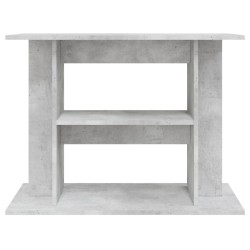 vidaXL Supporto Acquario 80x35x60 cm Legno ingegnerizzato Grigio Cemento