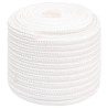 vidaXL Corda Nautica Completamente Bianca 16 mm 250 m in Polipropilene