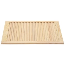 vidaXL Ante a Lamelle 2 pz in Legno Massello di Pino 99,3x59,4 cm