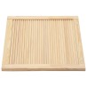 vidaXL Anta a Lamelle in Legno Massello di Pino 39,5x39,4 cm