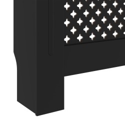 vidaXL Copertura per Radiatore Nera in MDF 78 cm