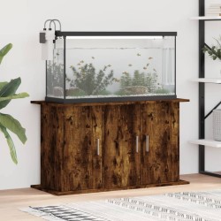 vidaXL Supporto Acquario 101x41x58 cm in Legno ingegnerizzato Rovere Fumo