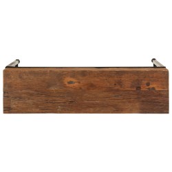 vidaXL Tavolo Consolle 110x30x80 cm in Legno Massello di Recupero 