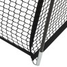 vidaXL Rete Gabbia da Battuta Baseball Nera 500x400x250cm Poliestere