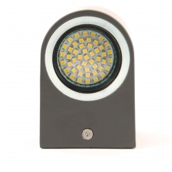 Ranex Luce da Parete Doppia a LED 6 W Grigia 5000.331