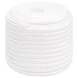 vidaXL Corda Nautica Completamente Bianca 18 mm 100 m in Polipropilene