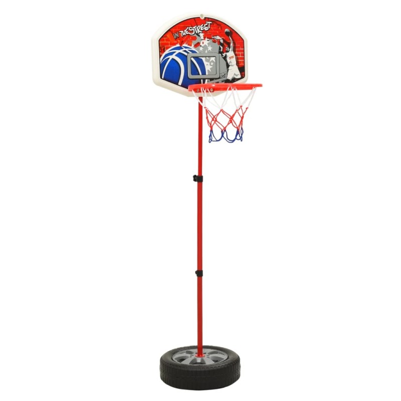 vidaXL Set da Basket Regolabile per Bambini 120 cm