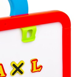 vidaXL Cavalletto 2-1 per Bambini con Lavagna Nera e Lavagna Bianca