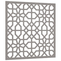 vidaXL Decorazione Muro da Giardino 55x55 cm Moresco Acciaio Corten