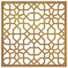 vidaXL Decorazione Muro da Giardino 55x55 cm Moresco Acciaio Corten