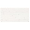 vidaXL Piano Scrivania Bianco 100x60x2,5 cm in Legno Massello di Pino