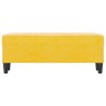 vidaXL Panca giallo 100x35x41 cm in Velluto