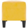 vidaXL Panca giallo 100x35x41 cm in Velluto