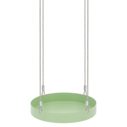 Esschert Design Vassoio Sospeso per Piante Rotondo Verde S