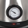 Livoo Bollitore con Controllo della Temperatura 1,8 L 1800 W Argento