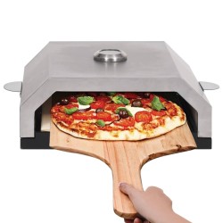 vidaXL Forno Pizza con Piastra Ceramica per Barbecue a Gas e Carbone