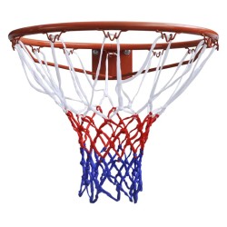 vidaXL Set Canestro da Basket con Rete Arancione 45 cm