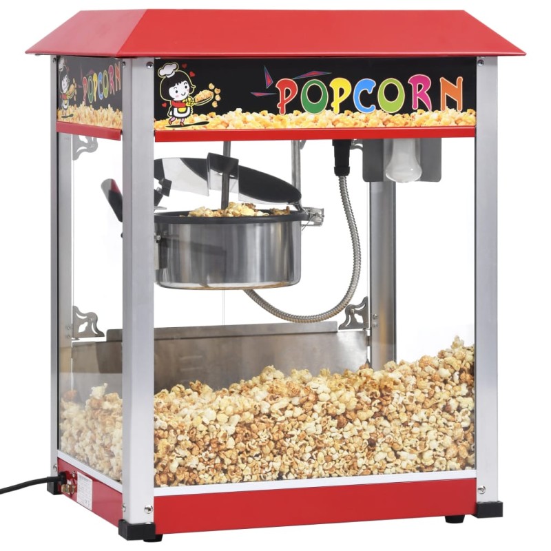 vidaXL Macchina per Popcorn con Pentola in Teflon 1400 W