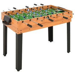 vidaXL Set Giochi da Tavola 15-in-1 121x61x82 cm in Acero