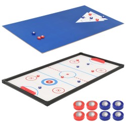 vidaXL Set Giochi da Tavola 15-in-1 121x61x82 cm in Acero