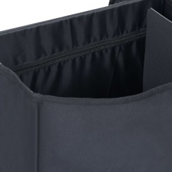 vidaXL Borsa Singola Bicicletta Impermeabile per Portapacchi 21 L Nero