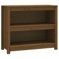 vidaXL Libreria Marrone Miele 80x35x68 cm in Legno Massello di Pino