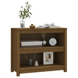 vidaXL Libreria Marrone Miele 80x35x68 cm in Legno Massello di Pino