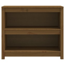 vidaXL Libreria Marrone Miele 80x35x68 cm in Legno Massello di Pino