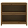 vidaXL Libreria Marrone Miele 80x35x68 cm in Legno Massello di Pino