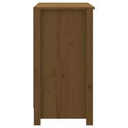 vidaXL Libreria Marrone Miele 80x35x68 cm in Legno Massello di Pino