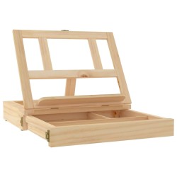 vidaXL Cavalletto Tavolo Cassetto 33,5x25,5x7 cm Legno Massello Pino