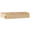 vidaXL Cavalletto Tavolo Cassetto 33,5x25,5x7 cm Legno Massello Pino