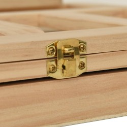 vidaXL Cavalletto Tavolo Cassetto 33,5x25,5x7 cm Legno Massello Pino