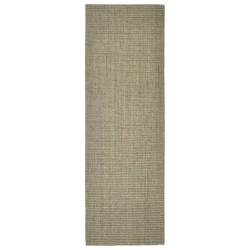 vidaXL Tappeto in Sisal per Tiragraffi Tortora 66x200 cm