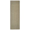 vidaXL Tappeto in Sisal per Tiragraffi Tortora 66x200 cm