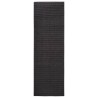 vidaXL Tappeto in Sisal per Tiragraffi Nero 80x250 cm