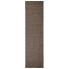 vidaXL Tappeto in Sisal per Tiragraffi Marrone 66x250 cm