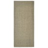 vidaXL Tappeto in Sisal per Tiragraffi Tortora 80x150 cm