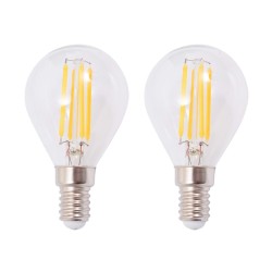 vidaXL Plafoniera con 2 Lampadine a LED a Incandescenza 8 W