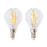 vidaXL Plafoniera con 2 Lampadine a LED a Incandescenza 8 W