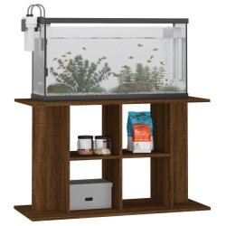 vidaXL Supporto Acquario 100x40x60 cm Legno ingegnerizzato Rovere Marrone