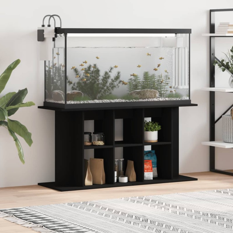 vidaXL Supporto per Acquario 120x40x60 cm in Legno ingegnerizzato Nero