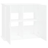 vidaXL Supporto per Acquario Bianco 81x36x73 cm in Legno ingegnerizzato