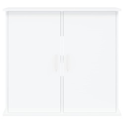 vidaXL Supporto per Acquario Bianco 81x36x73 cm in Legno ingegnerizzato