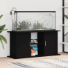 vidaXL Supporto per Acquario 121x41x58 cm in Legno ingegnerizzato Nero