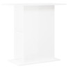 vidaXL Supporto Acquario 36x75x72,5 cm Legno ingegnerizzato Bianco Lucido