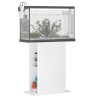 vidaXL Supporto Acquario 36x75x72,5 cm Legno ingegnerizzato Bianco Lucido