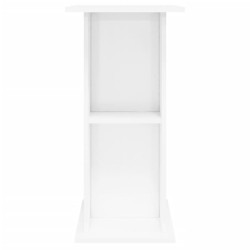 vidaXL Supporto Acquario 36x75x72,5 cm Legno ingegnerizzato Bianco Lucido